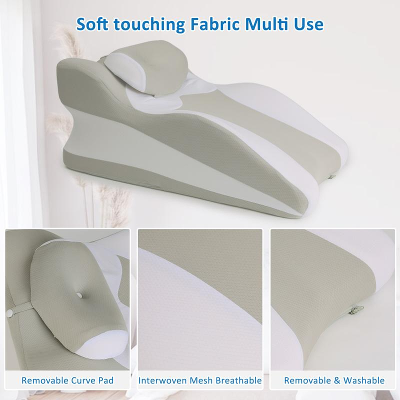 Comfort Wedge Pillow – Back, Neck & Leg Support