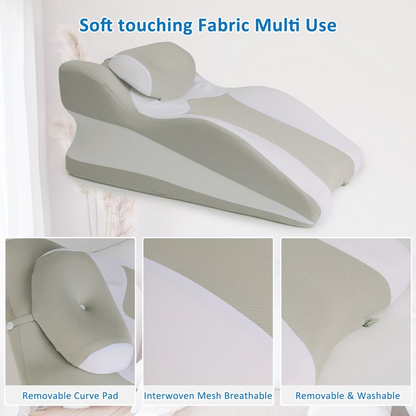 Comfort Wedge Pillow – Back, Neck & Leg Support