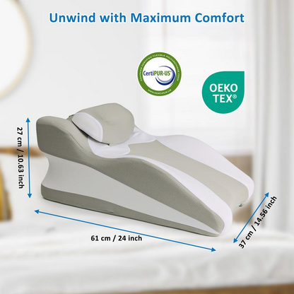 Comfort Wedge Pillow – Back, Neck & Leg Support