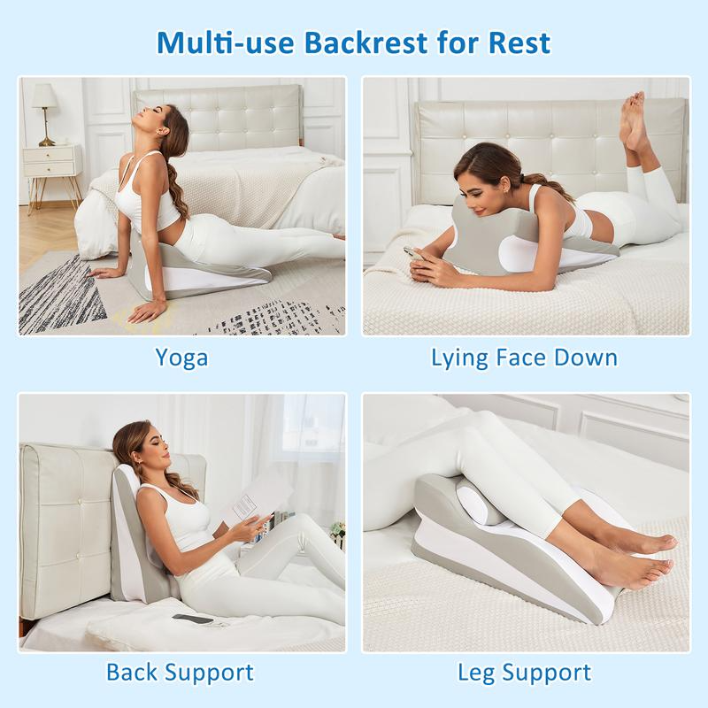 Comfort Wedge Pillow – Back, Neck & Leg Support